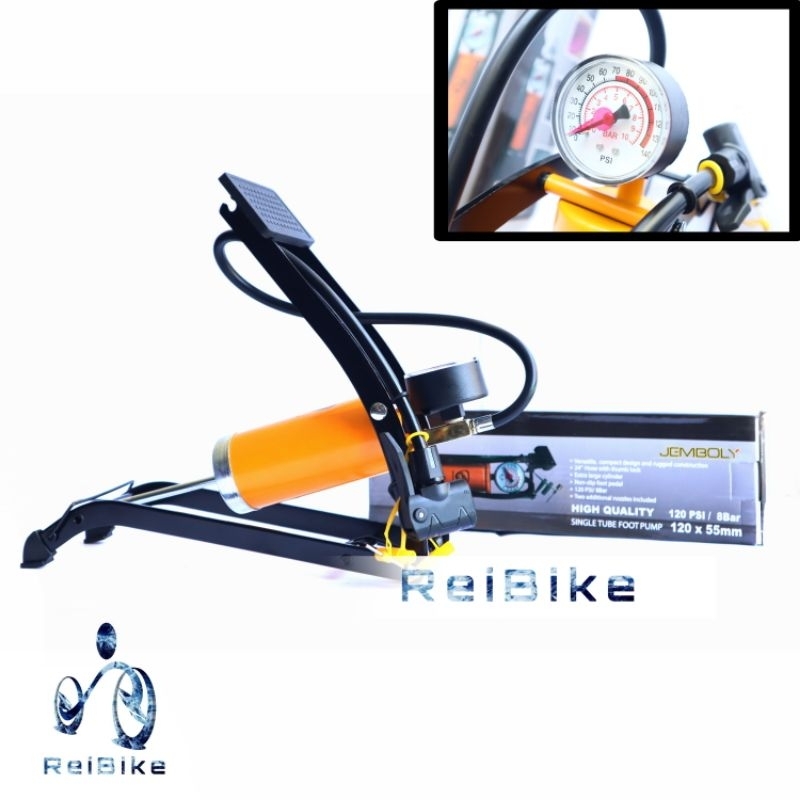 Pompa injak jemboly spedometer sepeda dan motor