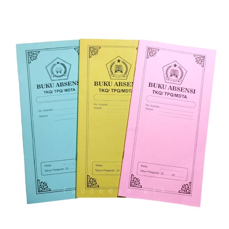 

Buku Absensi Sekolah TQK / TPQ / TPA / MDA / MDTA