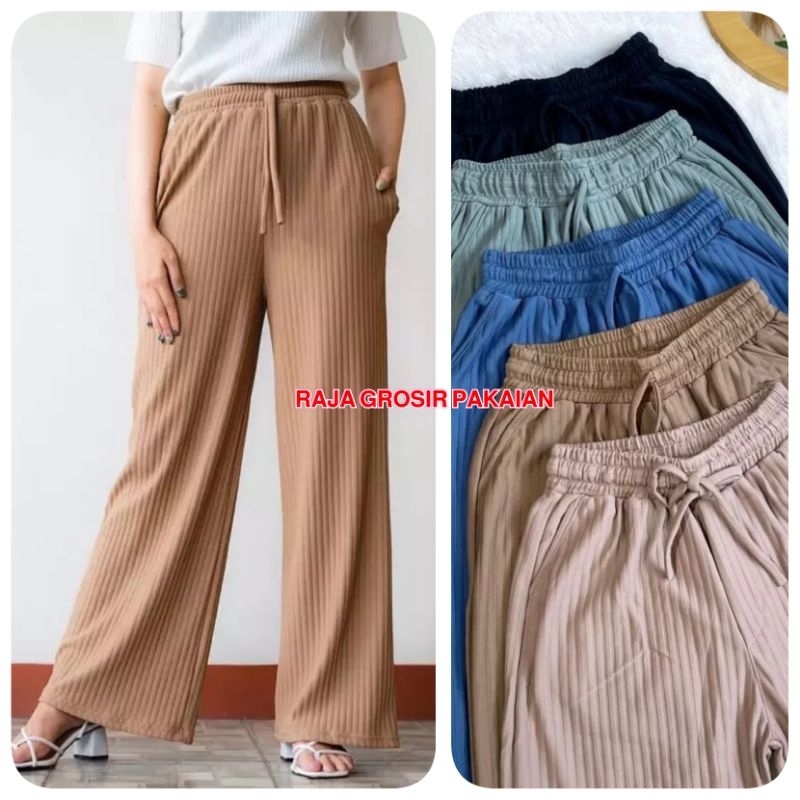 Celana Kulot Hornet Panjang Dewasa - Hornet Pants / Celana Kulot Highwaist