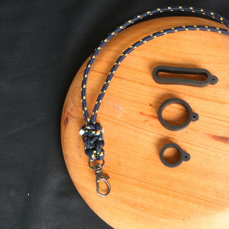 

Lanyard Pods Blue // Podzzz // Gantungan ID Card // Lanyard Paracord // Tali // Card Holder // Mod