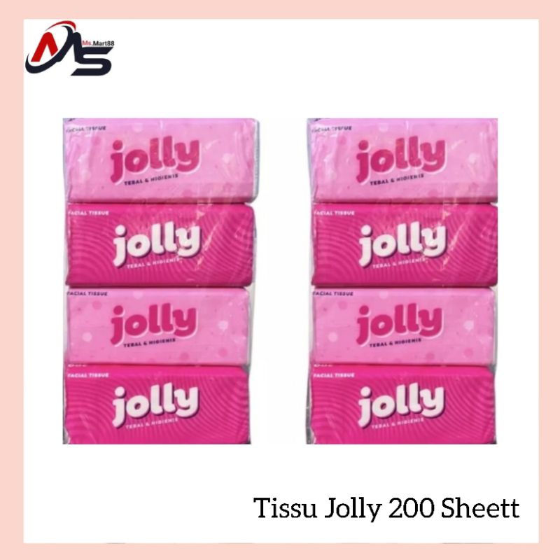 TISSUE JOLLY 200 SHEET 2 PLY | FACIAL TISU