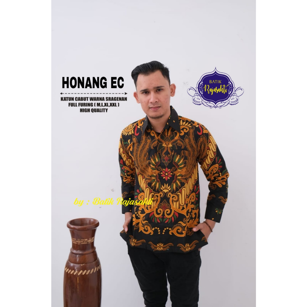 HONANG EC RAJASAKTI BATIKSOLOAMANAH KEMEJA BATIK PRIA LENGAN PANJANG PENDEK LAPIS FURING PREMIUM KATUN HALUS DEWAWANGSA UNGU MAROON HITAM NAVY MARTOWIRO GURDO IJO KHARIS MODHANG NAVY RAGHNALA HITAM PEKSI GUMELAR ARFANA HITAM ASMARA MAHKOTA SEDJIWO PARANG