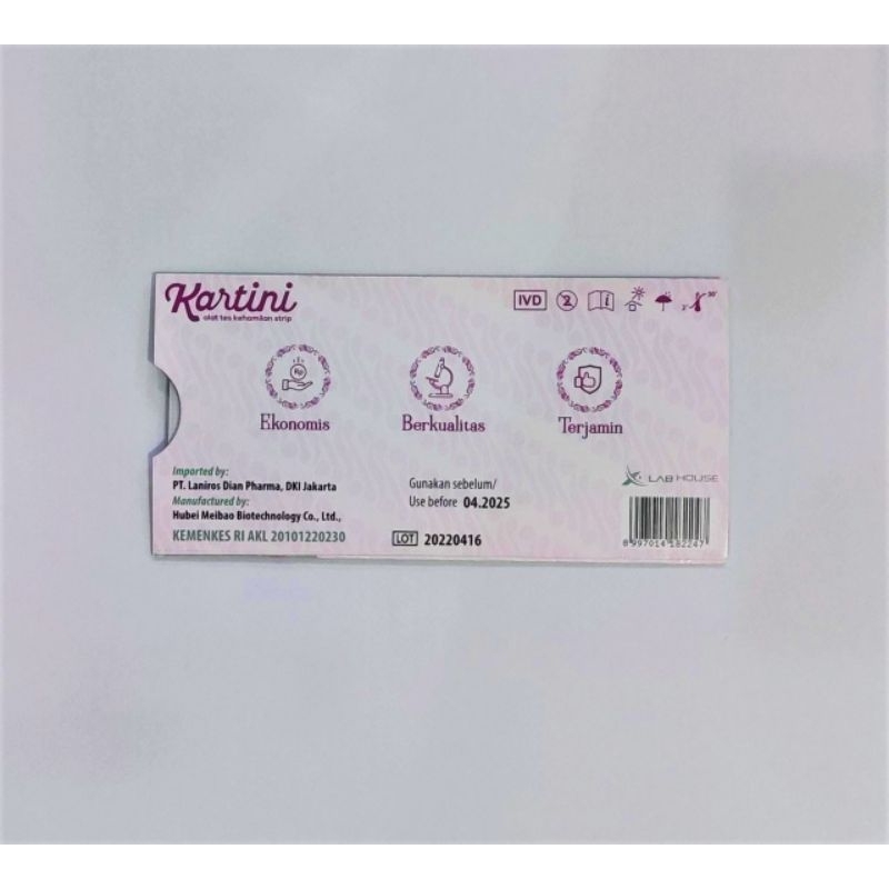 Test Pack Kartini 1 strip Alat Uji Kehamilan