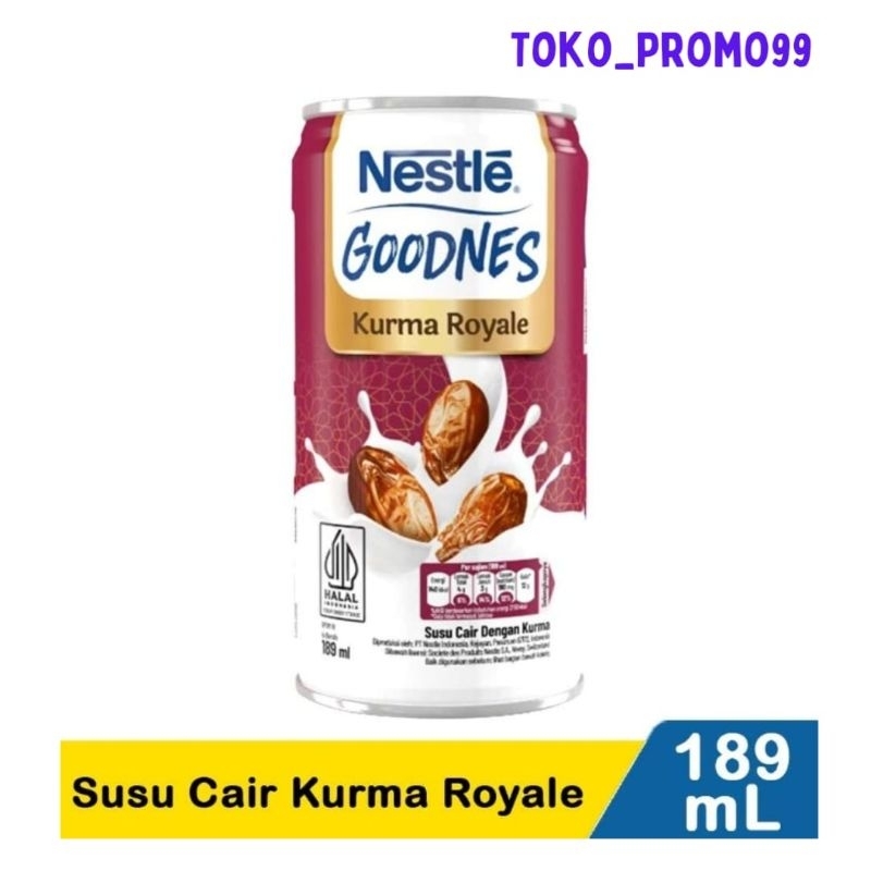 

susu cair kurma nestle goodnes 189 ml