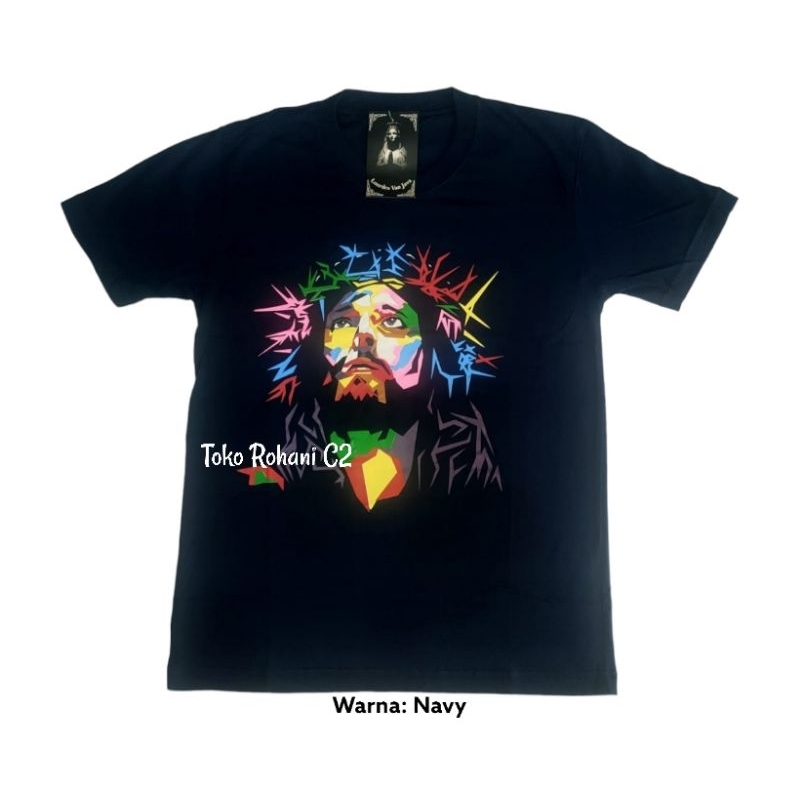 Kaos Oblong Yesus - Kaos Oblong - Kaos Yesus - Kaos Rohani - Kaos LVJ