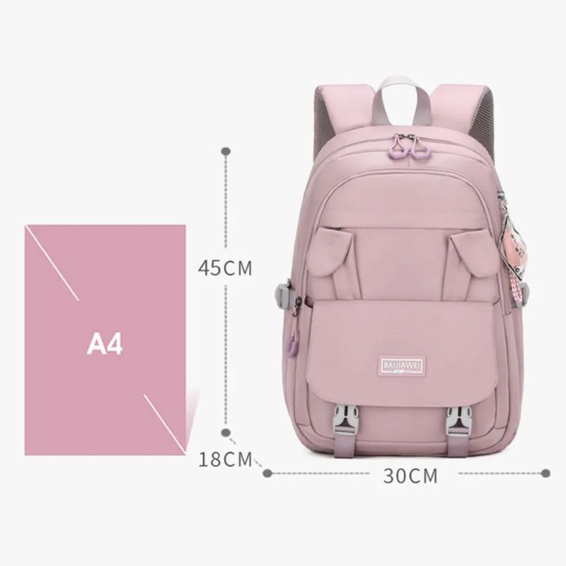 Tas Ransel Wanita TM30 Ransel Sekolah Siswa Menengah Anak Pertama Stylish Casual Ransel Sekolah Cute Telinga Kelinci