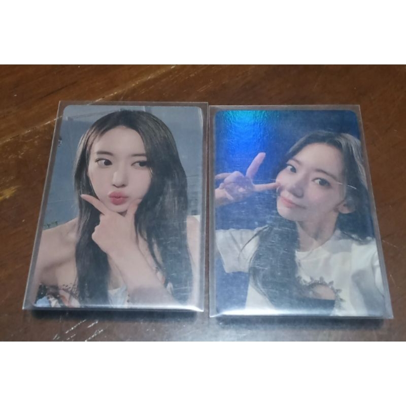 [ SET ] Official Photocard PC Miyawaki Sakura Kkura Le Sserafim Weverse Shop Holo Hologram Fearless 