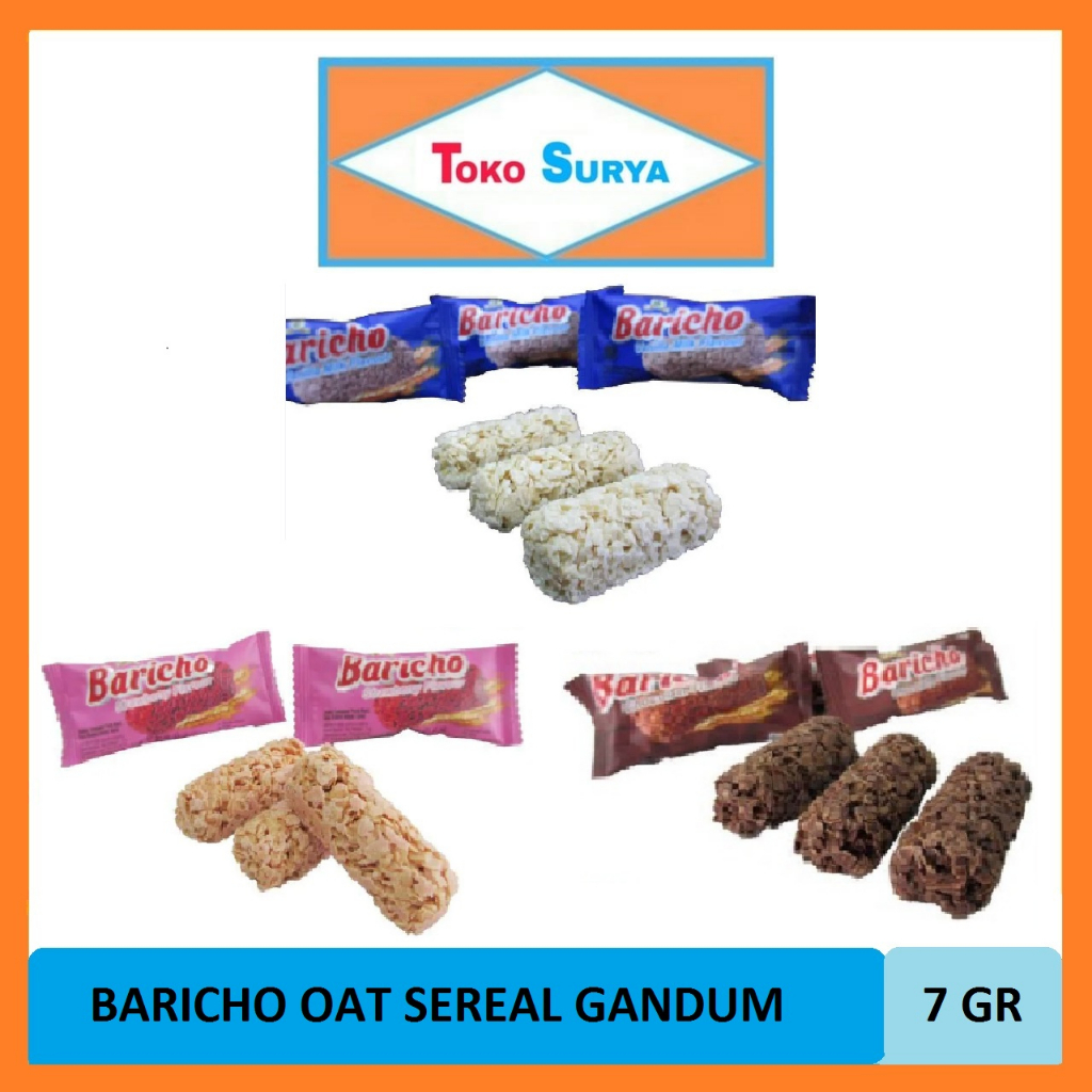 

Pusan Baricho Oat Sereal Gandum Chocolate/Strawberry/Vanilla Flavour 7 Gr