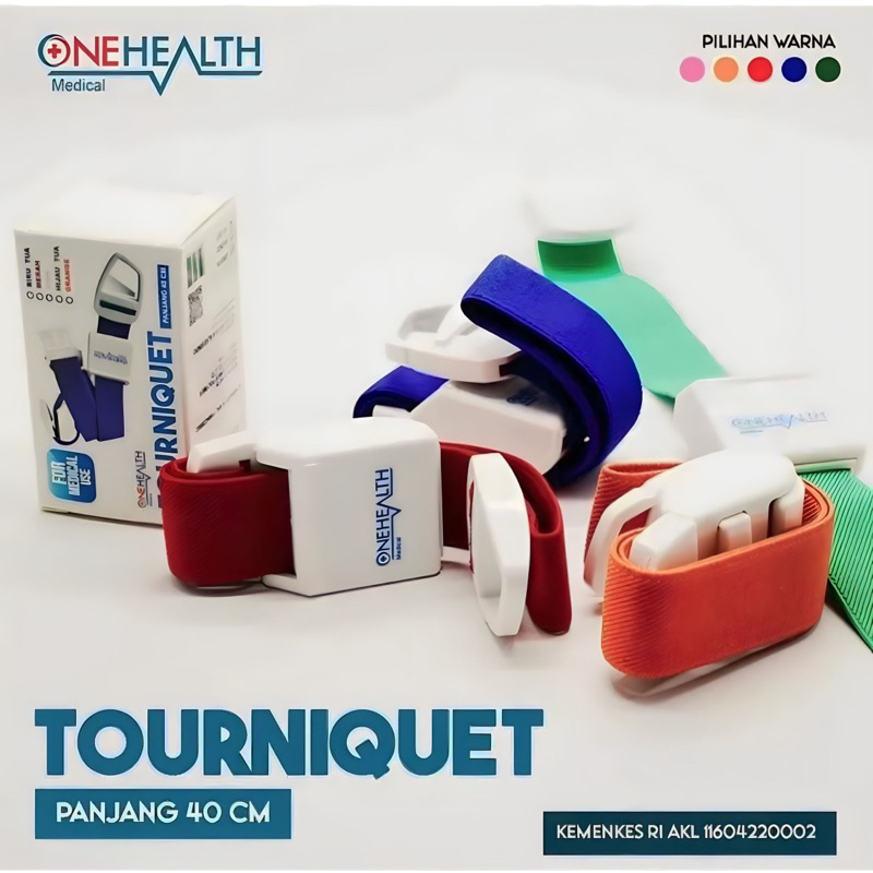 tourniquet penjepit aliran darah / turniquet / torniket / turniket / alat penjepit aliran darah / bahan premium onehealth