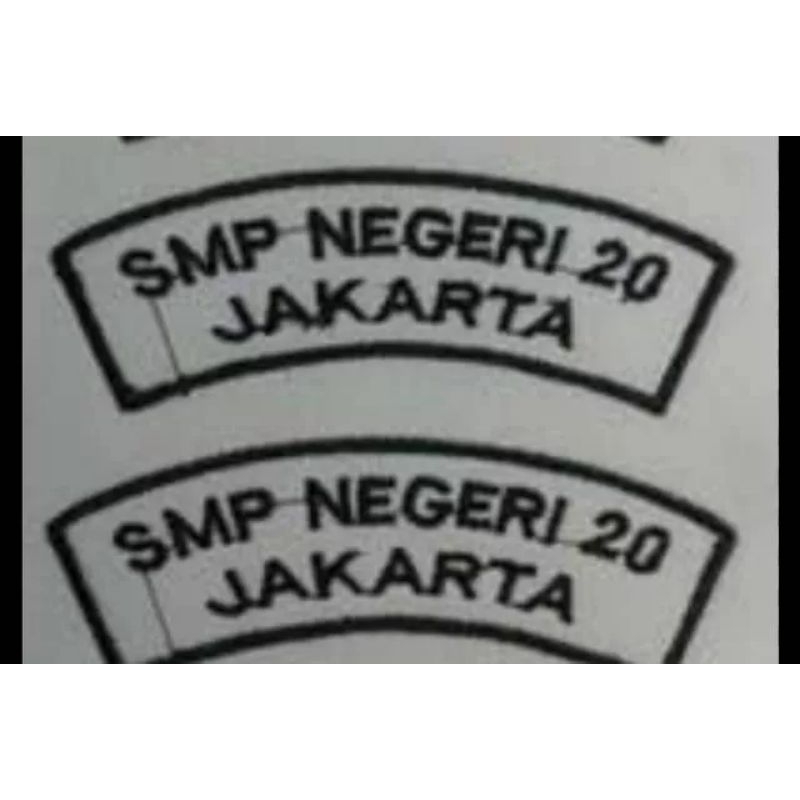 BORDIR BET LOGO SEKOLAH