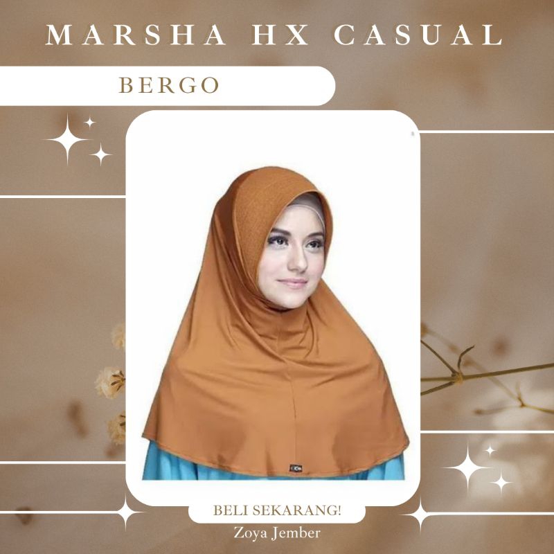 ZOYA HIJAB KERUDUNG INSTAN BERGO MARSHA HX CASUAL