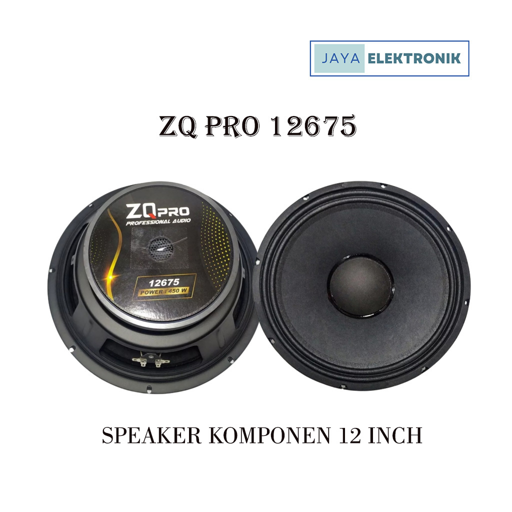 Speaker 12 Inch ZQ PRO 12675 450 Watt/Komponen Speaker ZQ PRO 12675 ORIGINAL