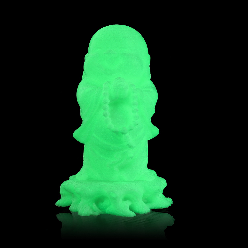 Filament 3D Printer Glow In The Dark 1.75mm PETG Glowing Green