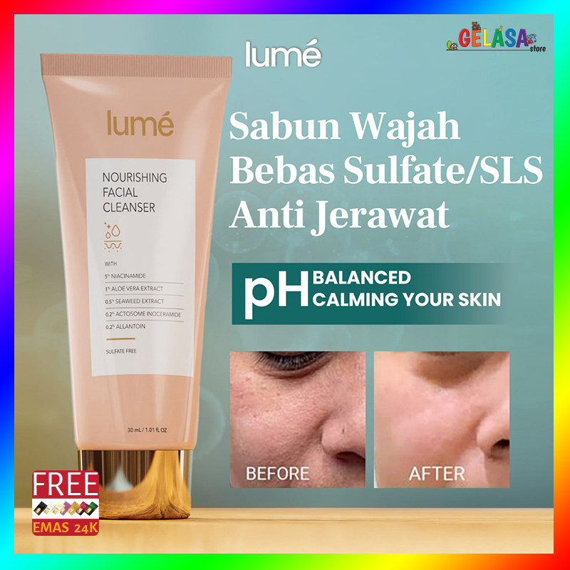 (Free Emas) LUME Nourishing Facial Cleanser Skincare