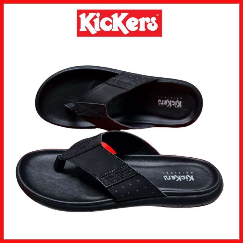 SANDAL JEPIT KICKERS PRIA / SANDAL KULIT KICKERS / SENDAL KASUAL COWOK / SANDAL CAPIT LEBARAN PROMO