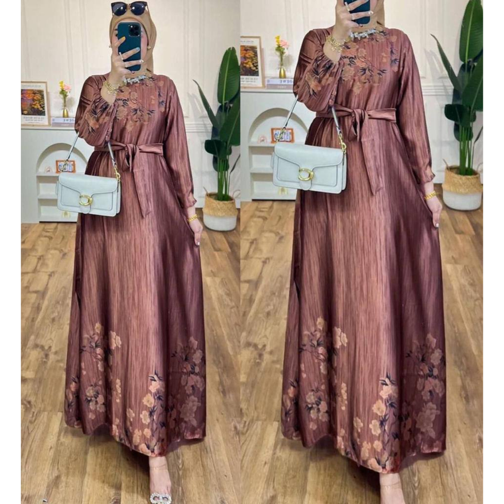 Dress Gamis Wilona Baju Wanita Dress Wanita Pakaian Wanita