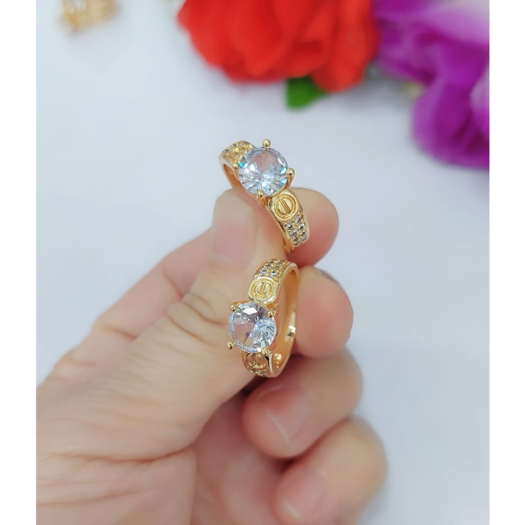 Cincin Xuping Permata Perhiasan Wanita R147 148 149 150