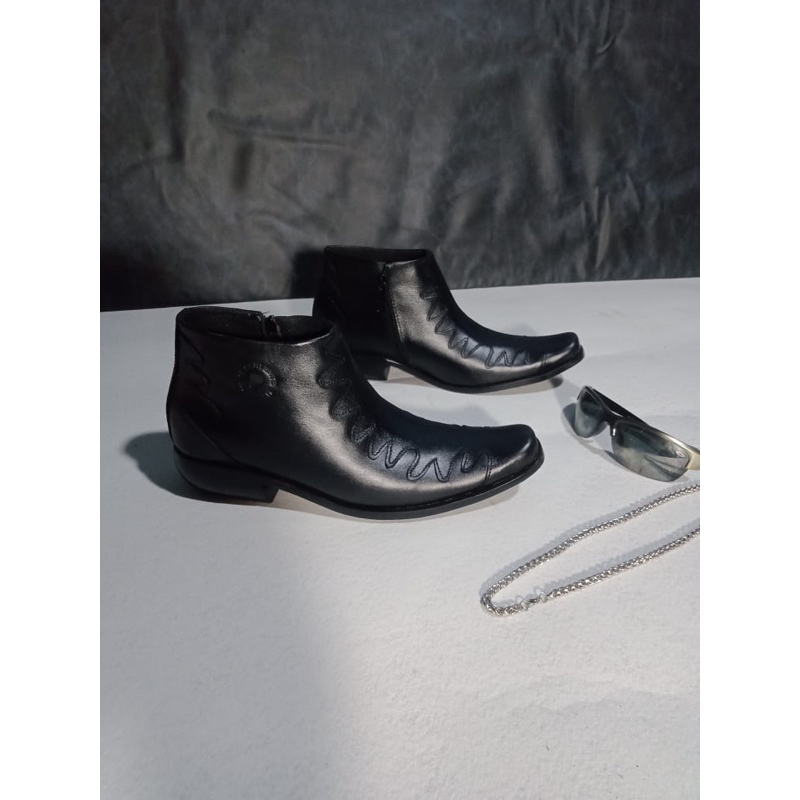 Is parlente sepatu jenggel pria kulit asli