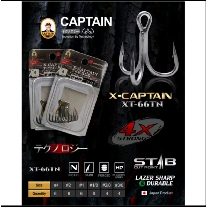 Kail captain treble hook 4x strong