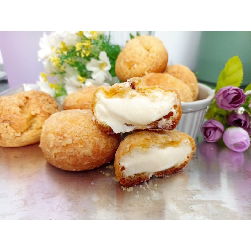 

cream puff choux au craquelin mix flavor isi 8