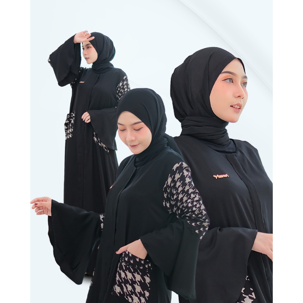 MEDINA DRESS Gamis by Yessana Zipper Belakang