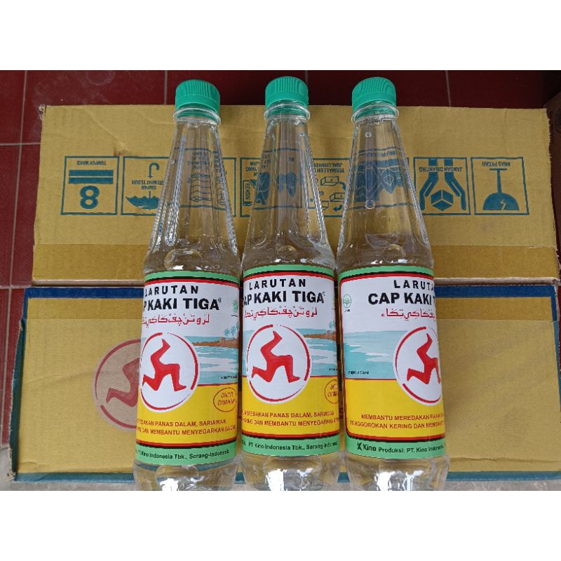 

Larutan Cap Kaki Tiga Botol 500 ML
