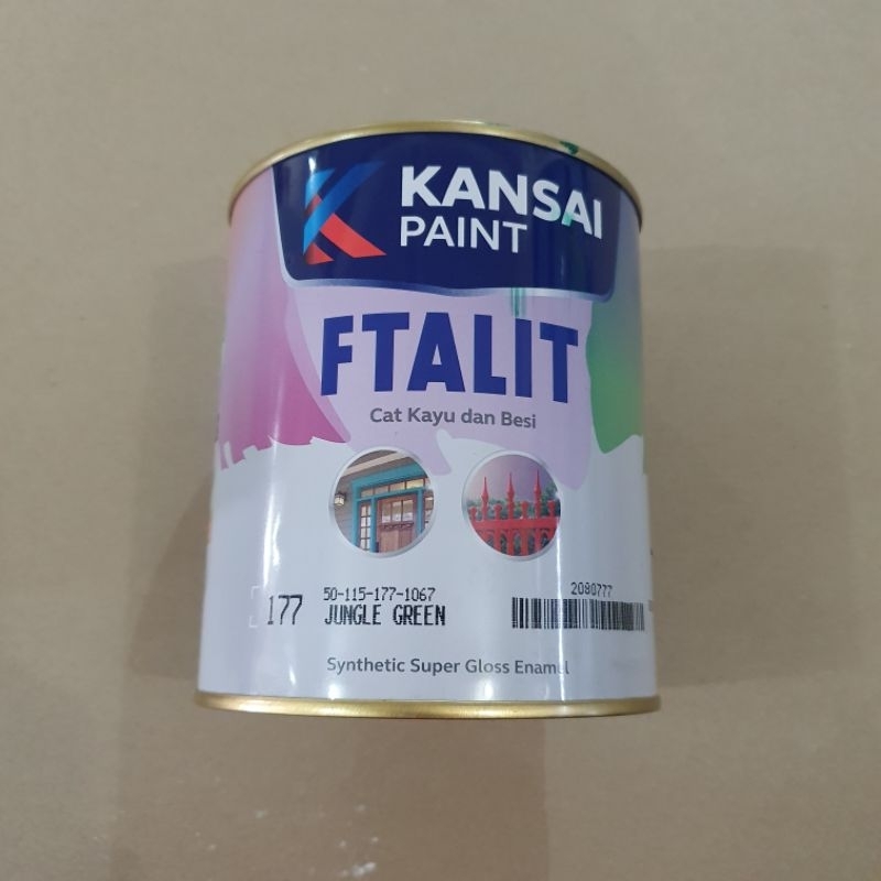 

Cat Ftalit Jungle green-177/ Cat Minyak / Cat kayu / Cat Besi - 1 KG