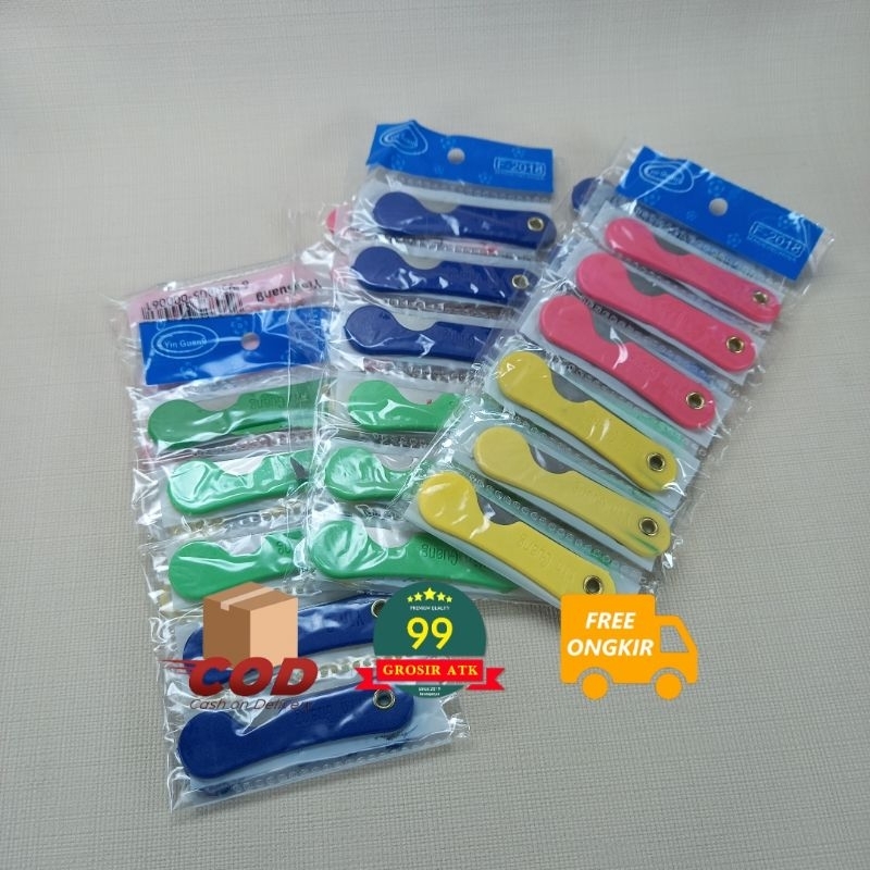 

pemes (1 lusin)/silet warna/pisau stainless/pemes lipat/cutter