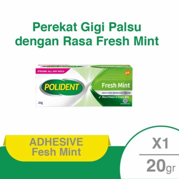 KECIL Polident Poliden Polyden Polydent Poli Den 20 Gr