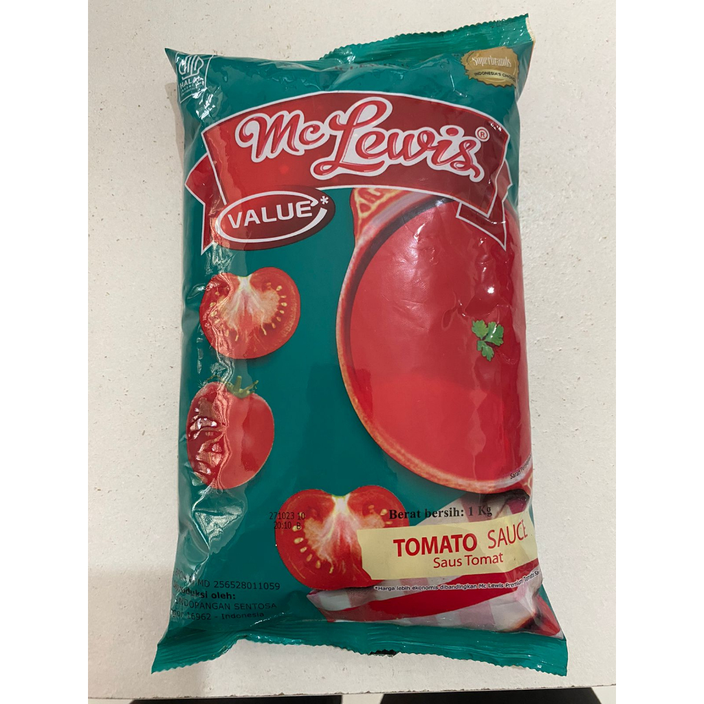 

Mc Lewis Saus Tomat 1 KG