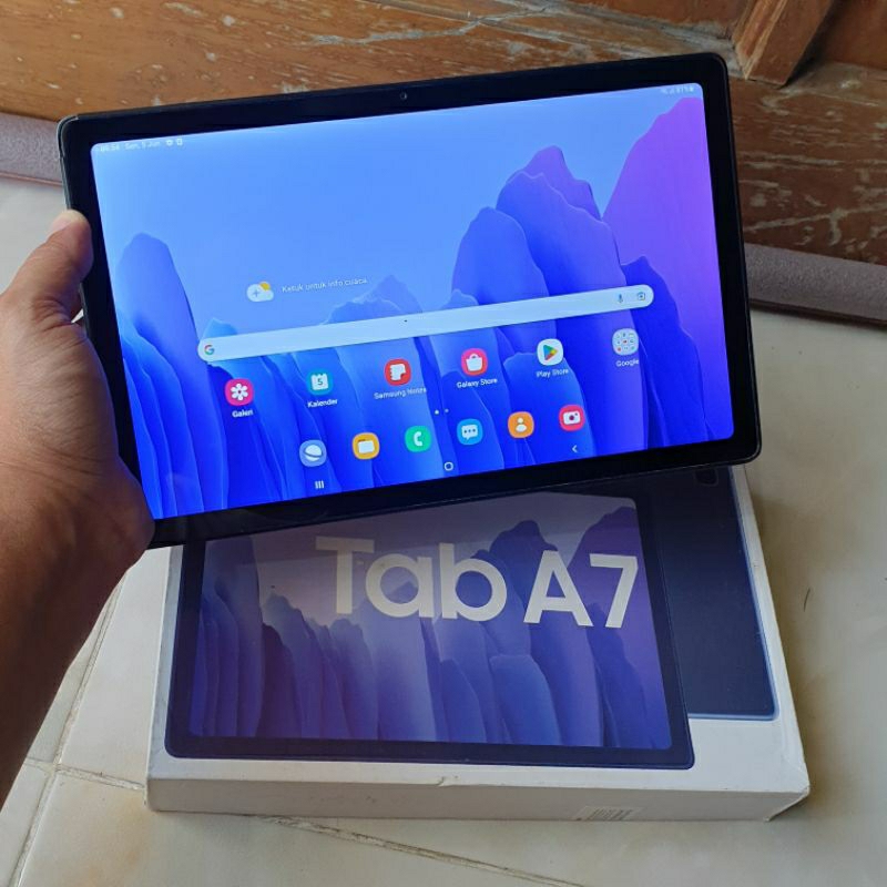 Samsung Tab A7 10inch 3/32 Ram 3gb Rom 32gb T505 second berkualitas