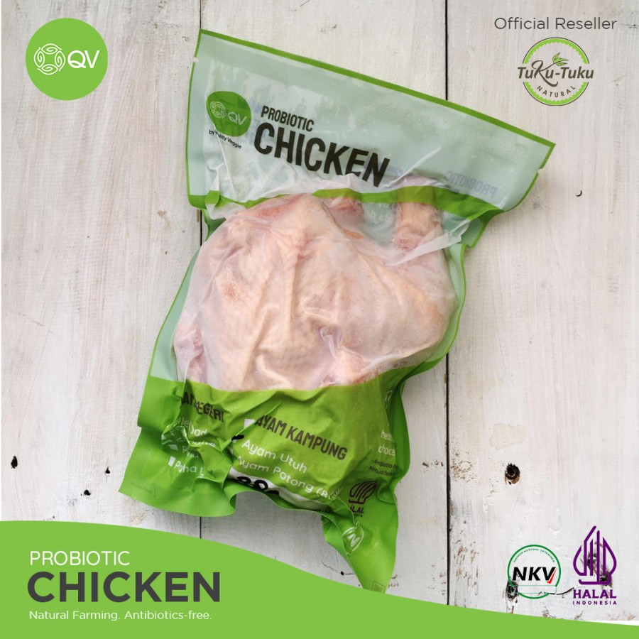 

Ayam Organik Probiotik QV Frozen Ukuran 880gr-1Kg