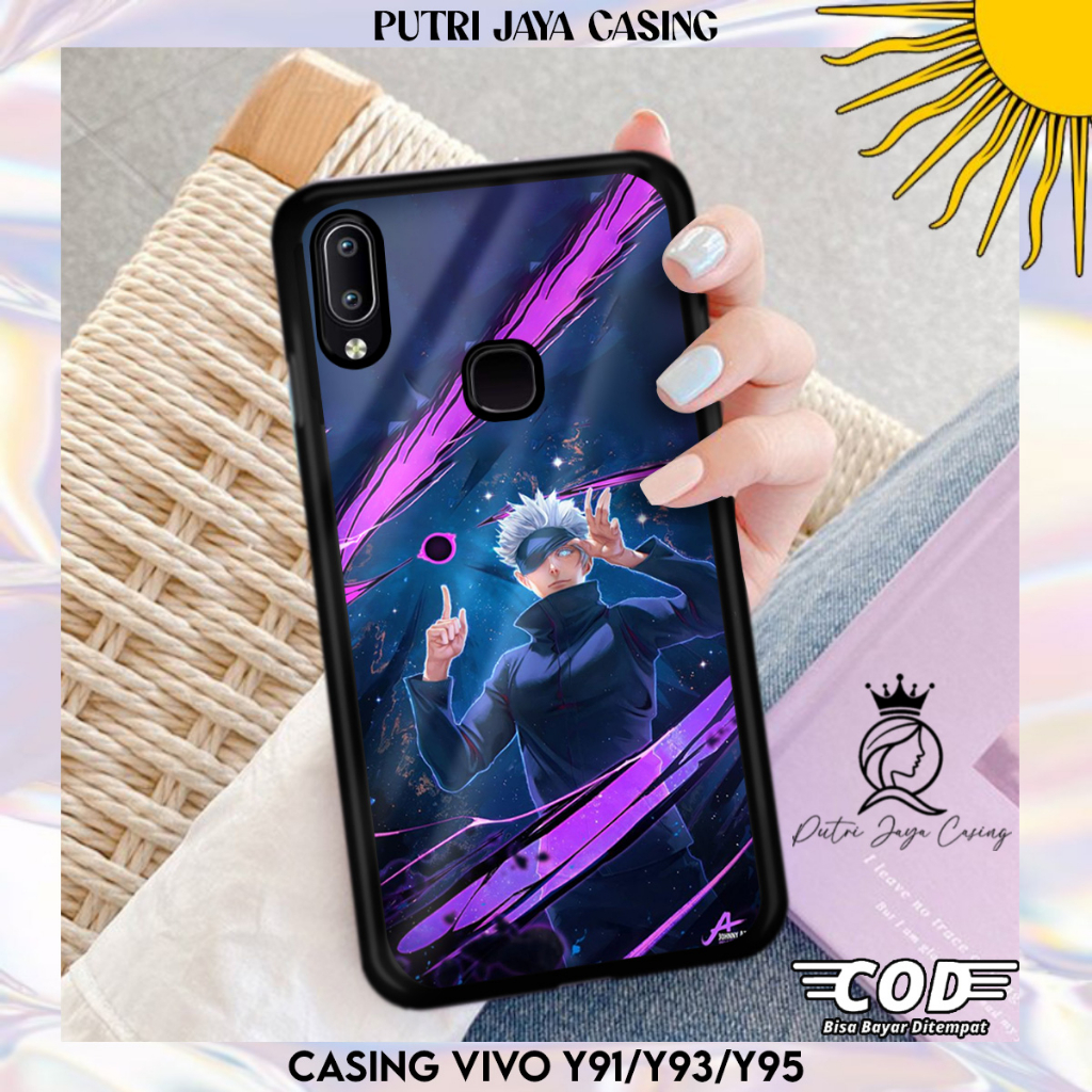 Case Hp Vivo Y91 Y93 Y95 casing Vivo Y91 Y93 Y95 Motif ANIMEGOJO02 Casing Terbaru Case Karakter Lucu