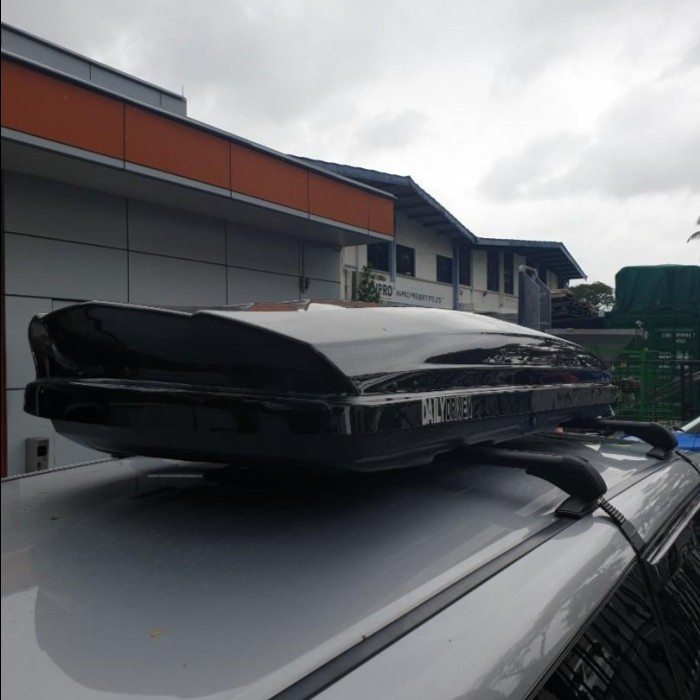 Roof box aero slim 650L ABS Glossy