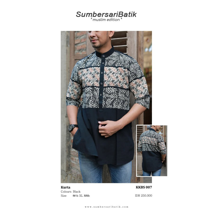 Kemeja Koko Batik Tulis Kurta 016