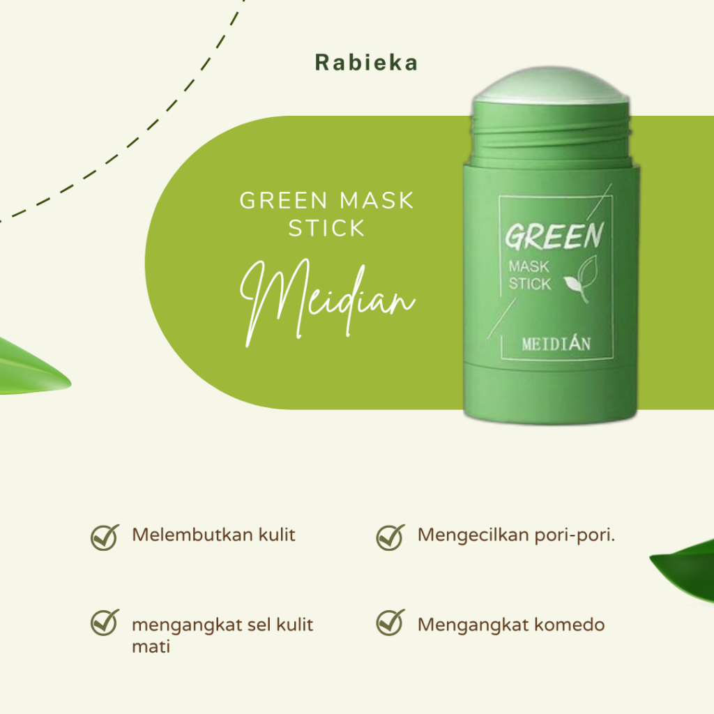 Meidian Green Stick Mask wajah
