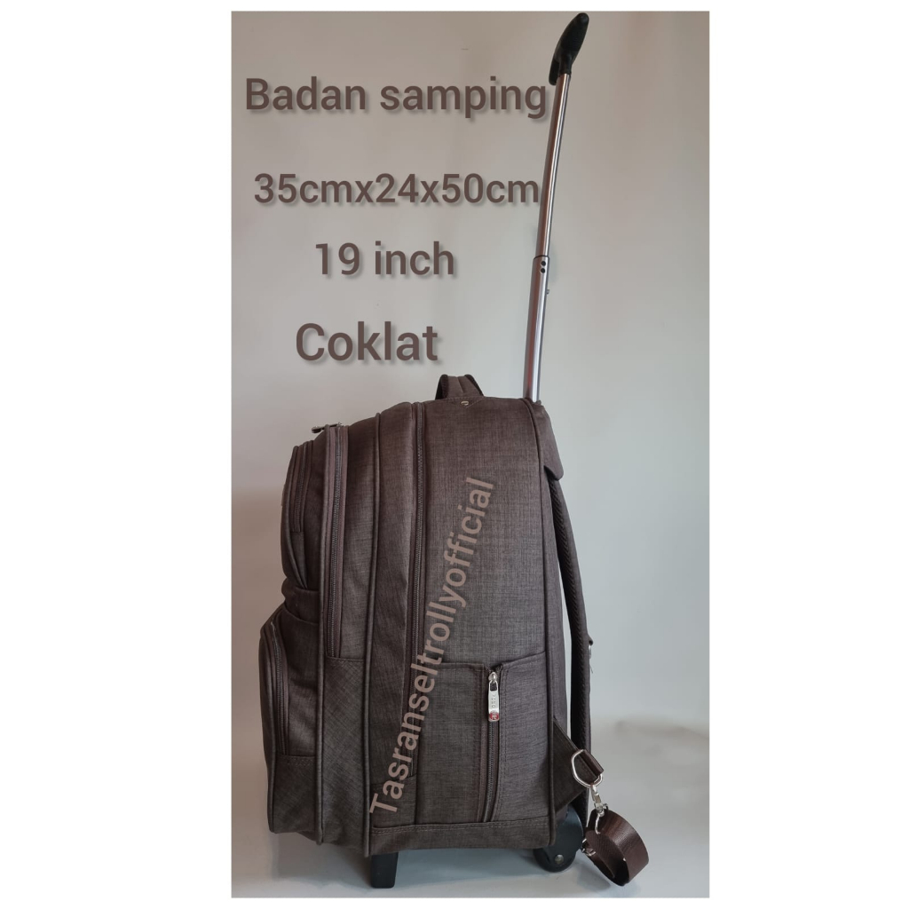 Tas Ransel Troli Laptop 19&quot;Polo Interclub 100%original