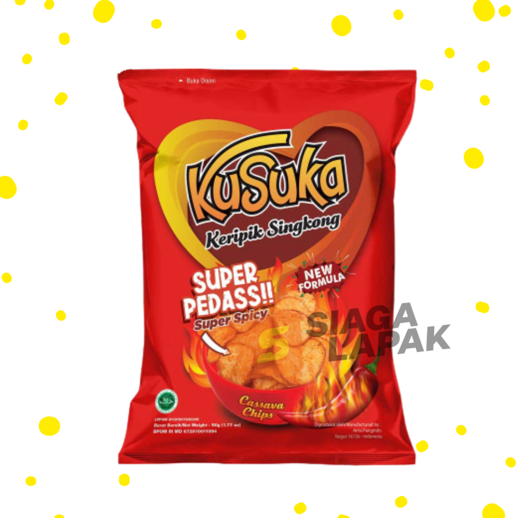 Kusuka Keripik Singkong 60gr All Varian Aneka Rasa