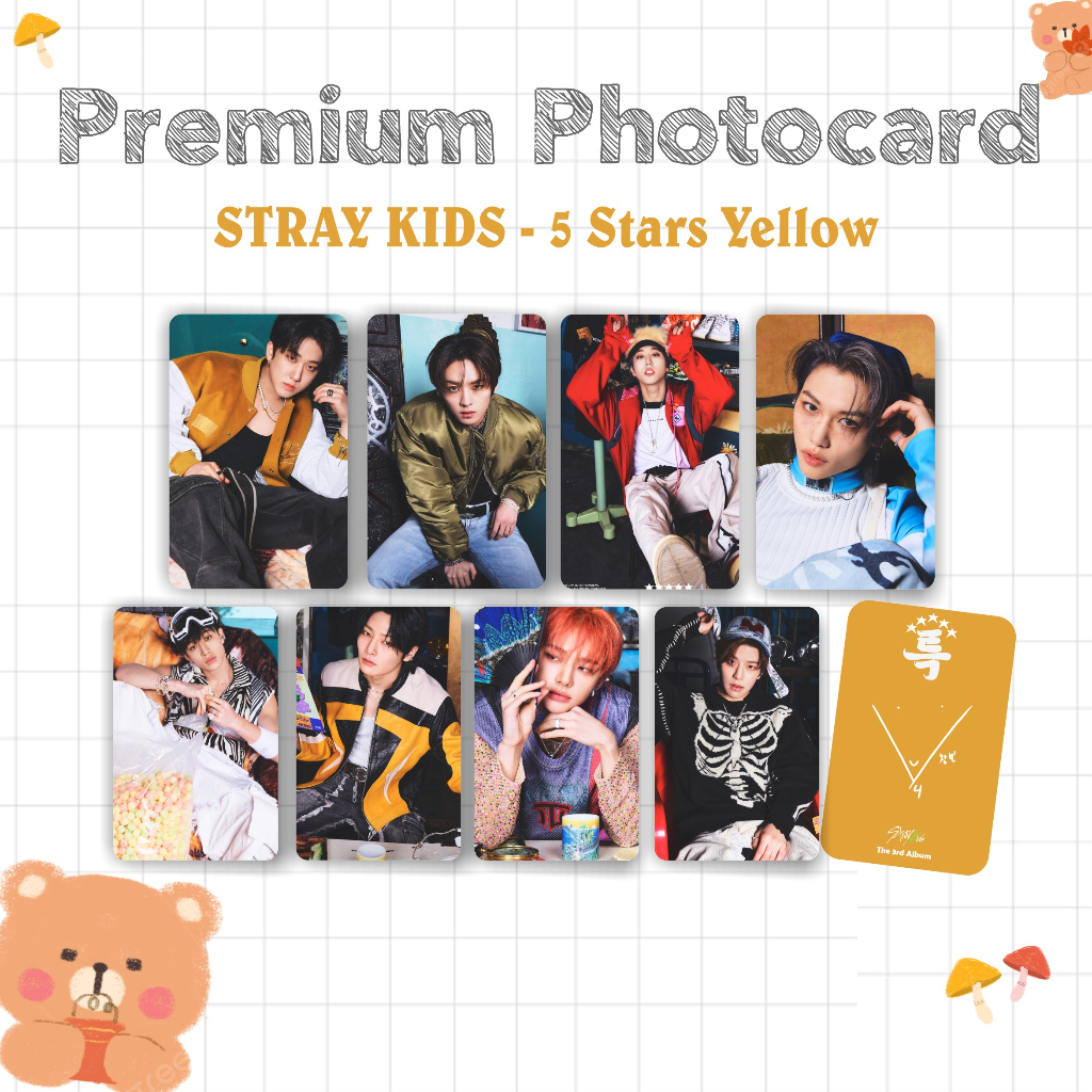 PC PHOTOCARD PREMIUM STRAY KIDS - MANIAC - YOUR EYES - CIRCUS - 5 stars