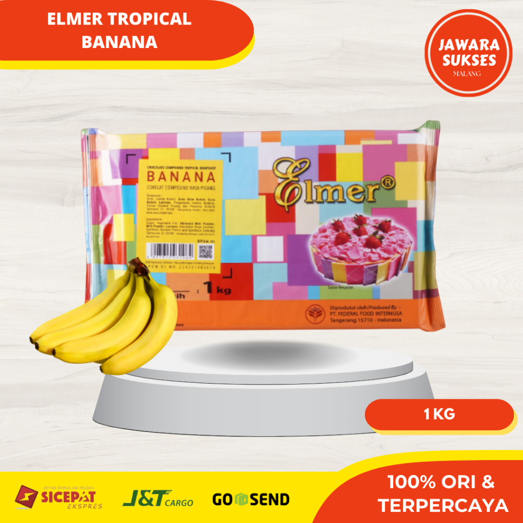 

[1 Kg ] Elmer Tropical Banana | Elmer Coklat Batang Pisang | Elmer Banana