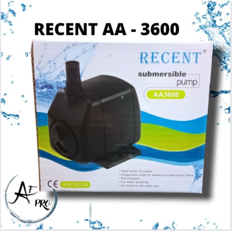 PROMO MURAH Pompa aquarium kolam kecil RECENT AA 3600