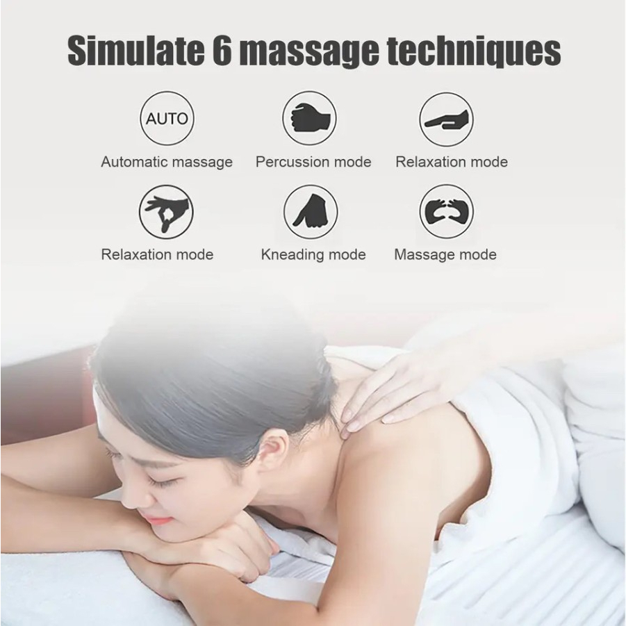 EMS Mini Massage Alat Pijat Leher Tubuh Punggung Kaki Elektrik Terapi