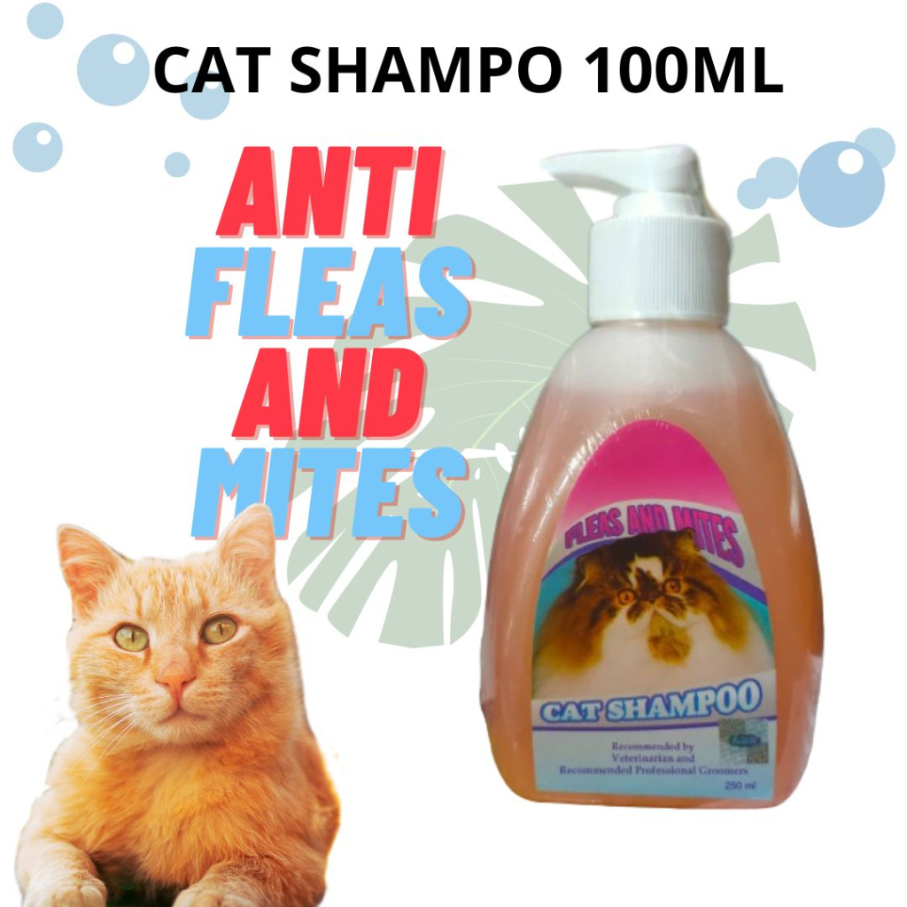 AMPUH BASMI KUTU Shampo Kucing Anti Kutu / Fleas and mites Cat shampoo 250ml