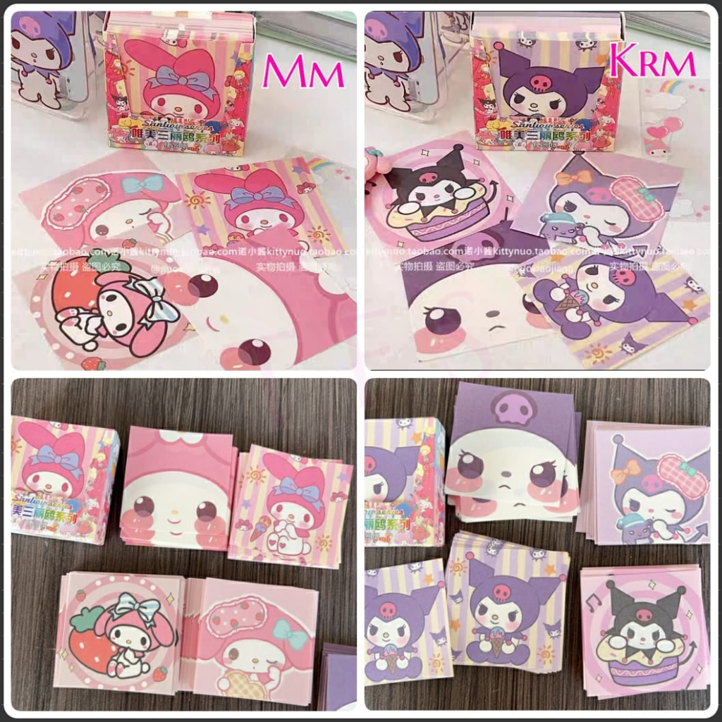 

( ^ ω ^ )✧-EI Memo sanrio 4motif | memo lucu anak | memo tempel