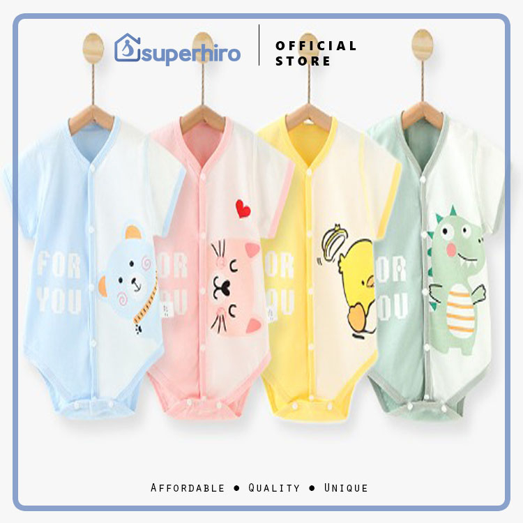 BAJU BAYI 0-12 BULAN LAKI LAKI PEREMPUAN JUMPSUIT JUMPER BABY COTTON