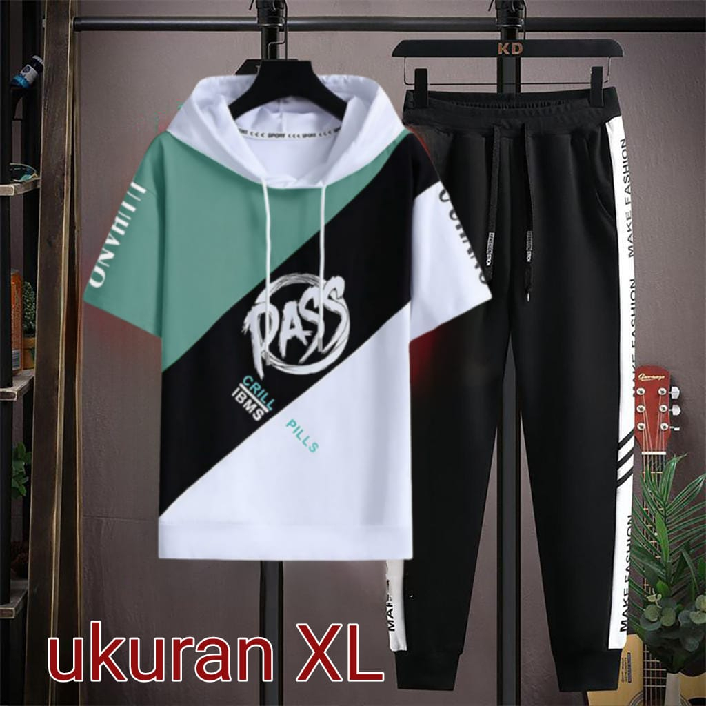 setelan pass/setelan set/setelan lengan pendek/setelan jogger/setelan dewasa