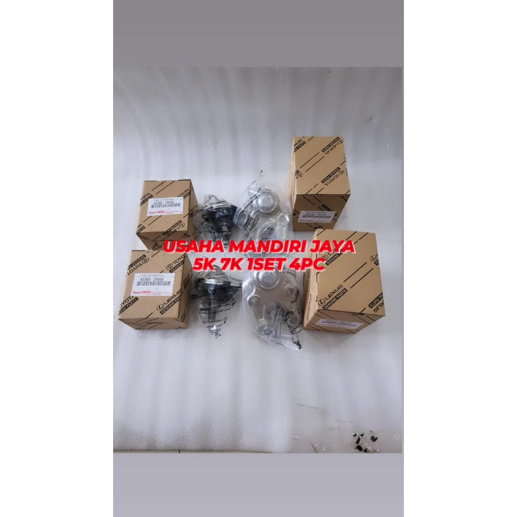 BALL JOINT ATAS BAWAH 1SET 4PC KIJANG 5K 7K KIJANG SUPER KIJANG KAPSUL