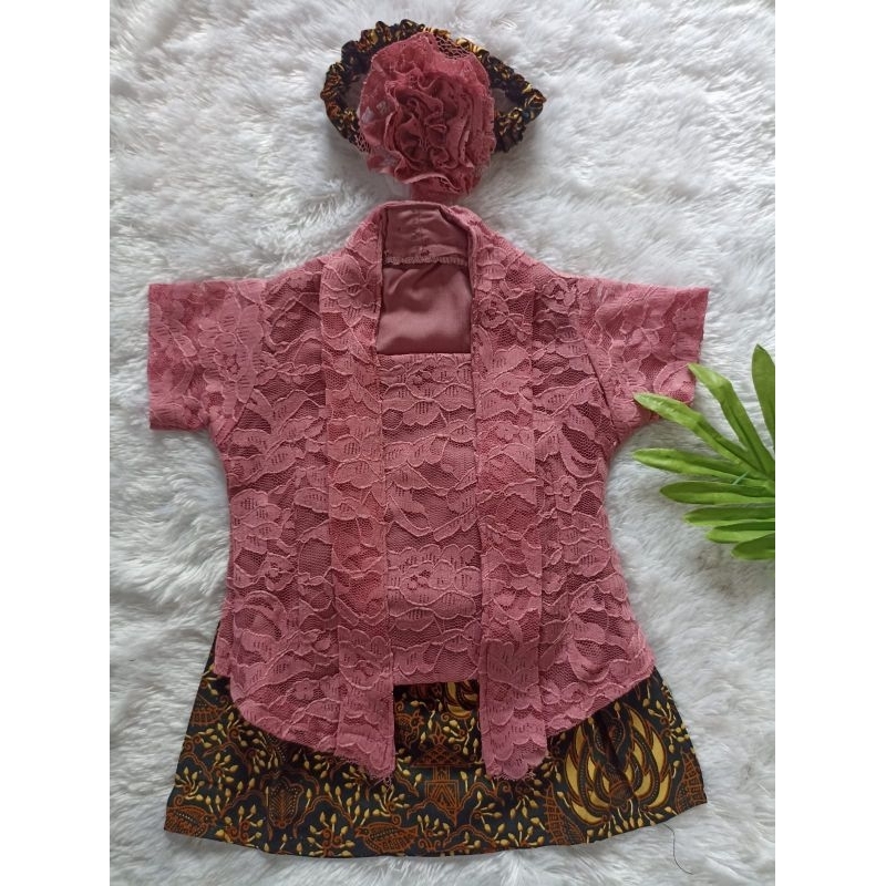 SETELAN KEBAYA BAYI , BAJU PITONAN , KEBAYA BROKAT