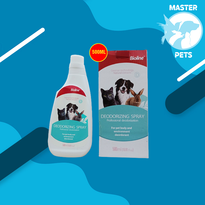Penghilang Bau Hewan Peliharaan Bioline Deodorizing Spray 500 ML