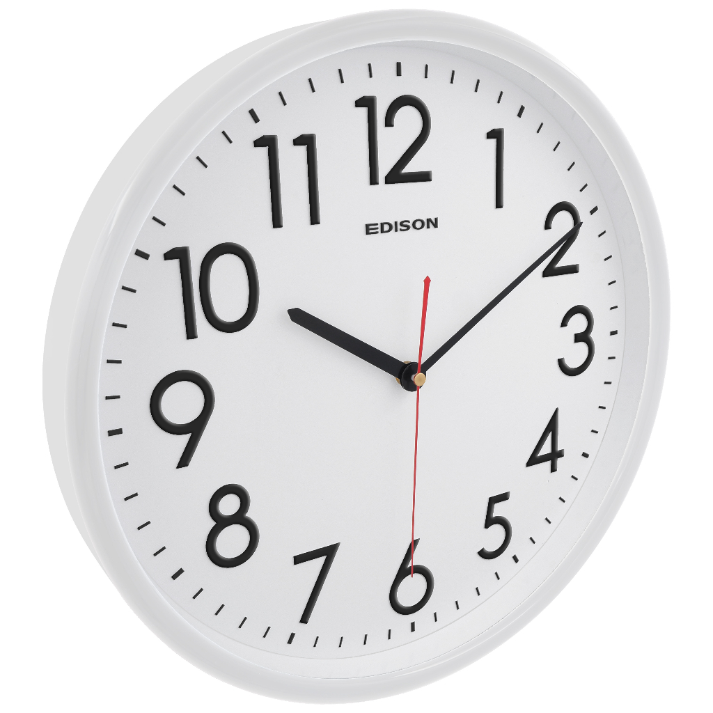 Jam Dinding Edison EDW 365 T5 Timbul Diameter 360mm 36cm